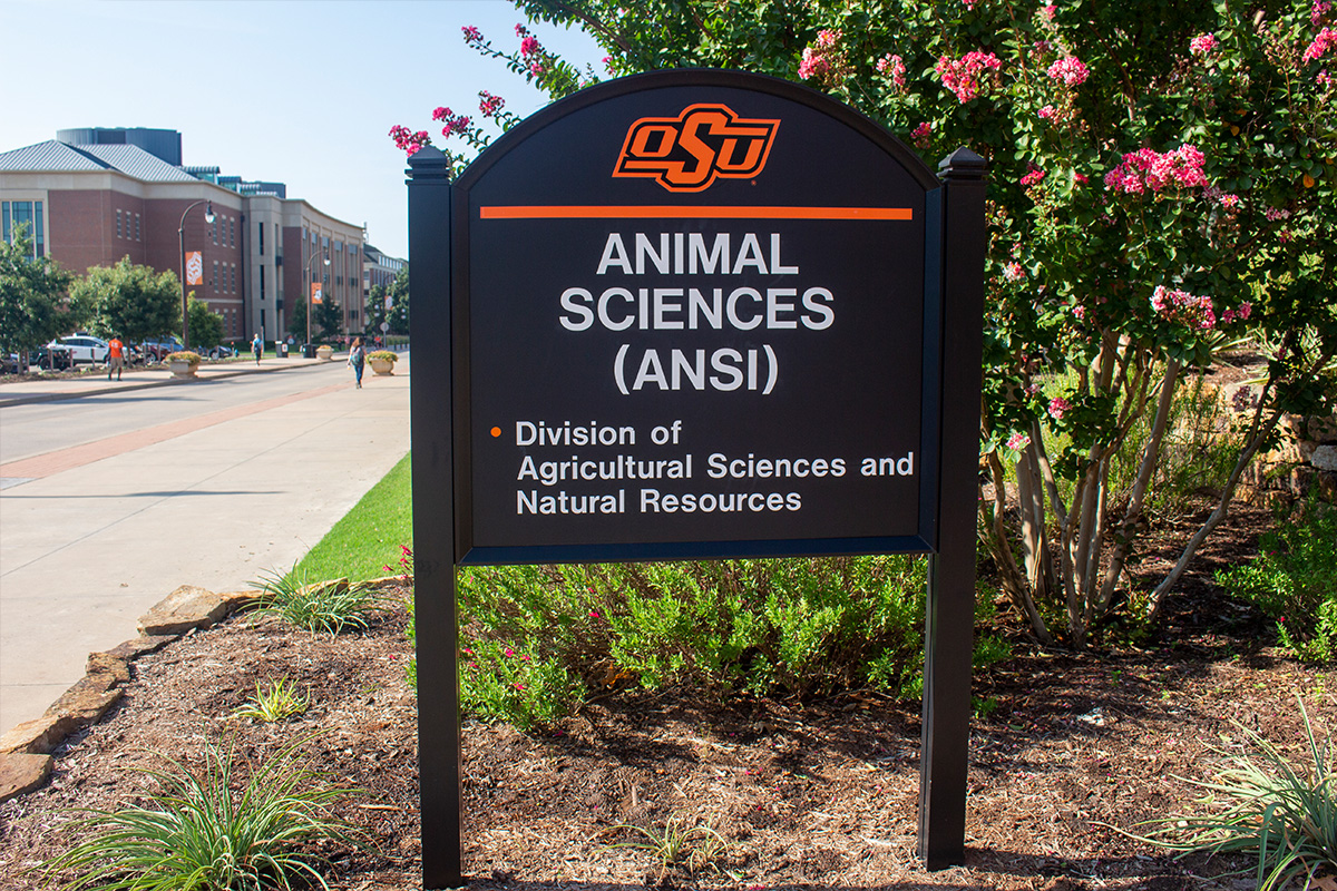 Animal Science building sign