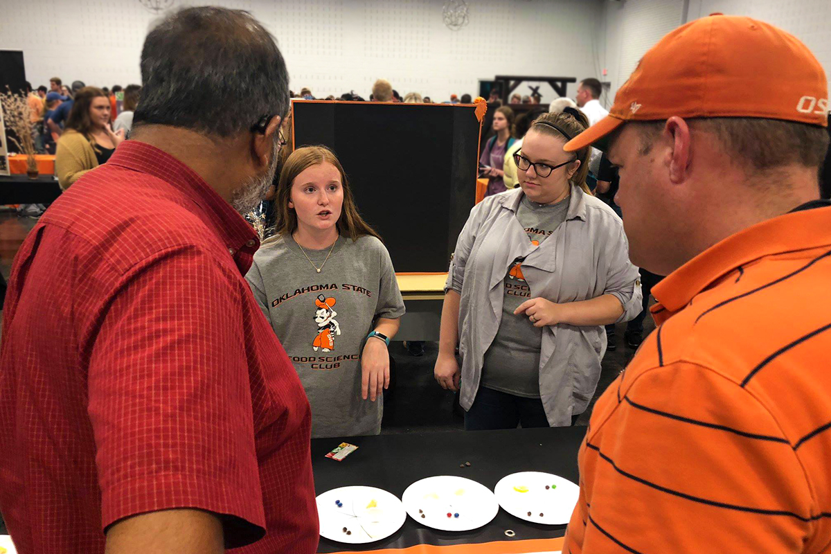 Club student members with faculty