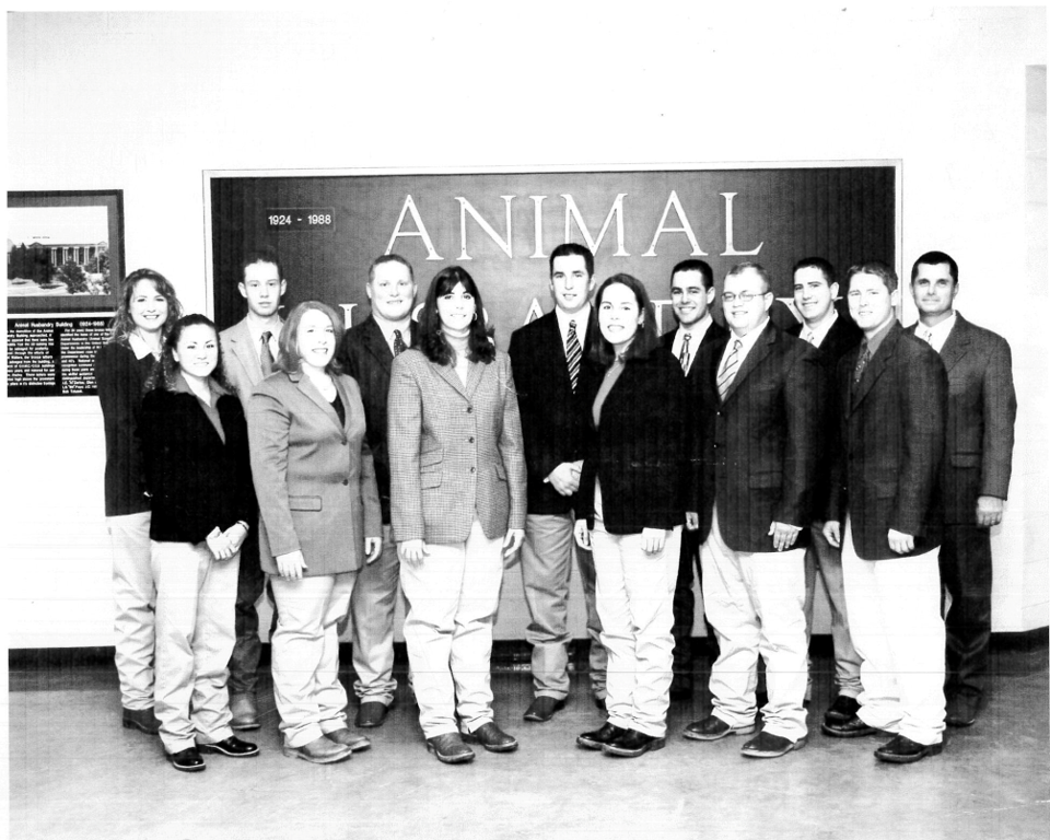 2004 Livestock Judging Team