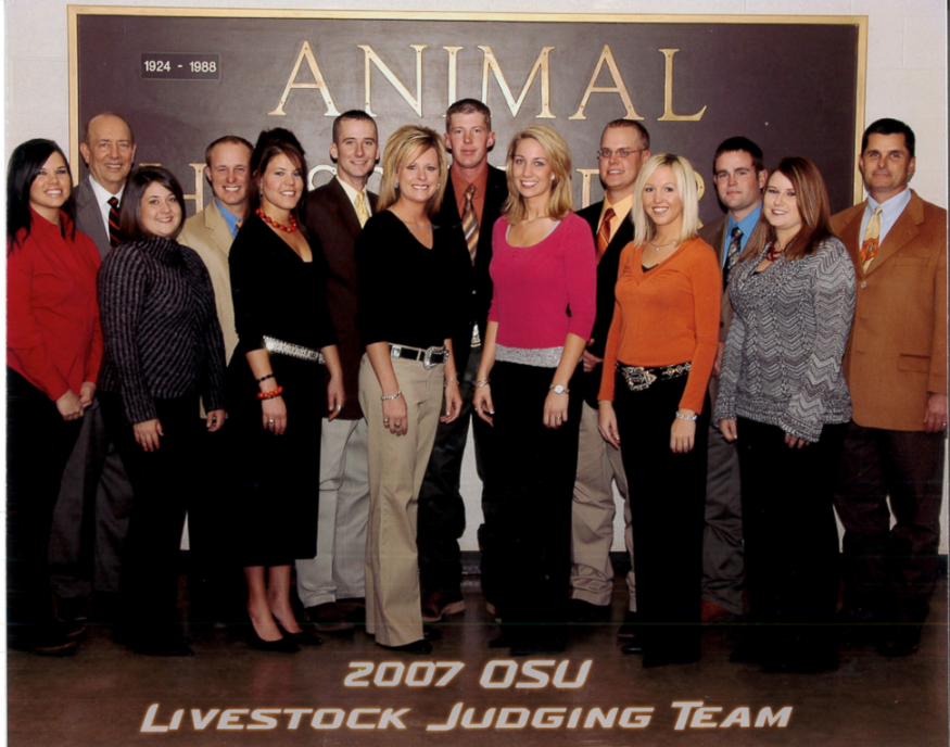 2007 Livestock Judging Team