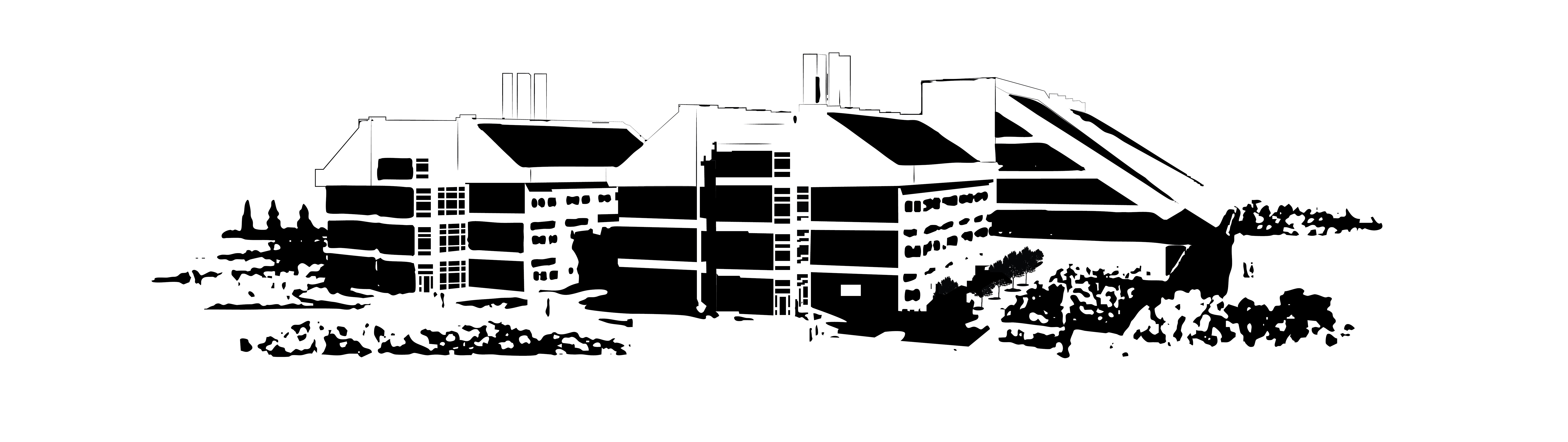 A black and white outline of the Entomology and Plant Pathology building.